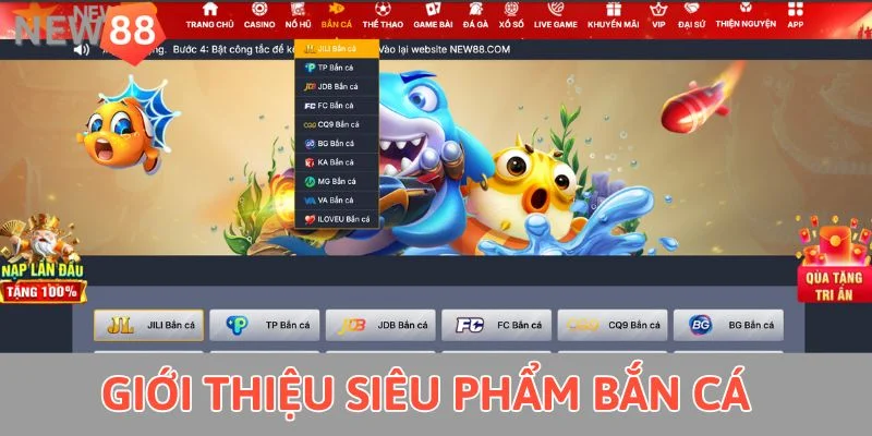 Bắn Cá Long Vương - Bí Quyết Hái Ra Tiền Trong Tíc Tắc Giới thiệu siêu phẩm bắn cá